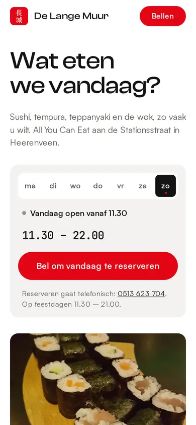 Richting C op een telefoon